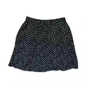 J. CREW Floral Skirt Size 12 Navy/White